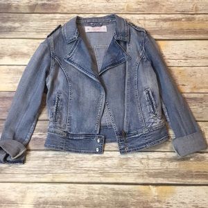 Super cute boutique jean jacket